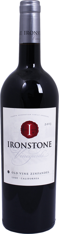 Bouteille de Ironstone Zinfandel Red California de Ironstone Vineyards