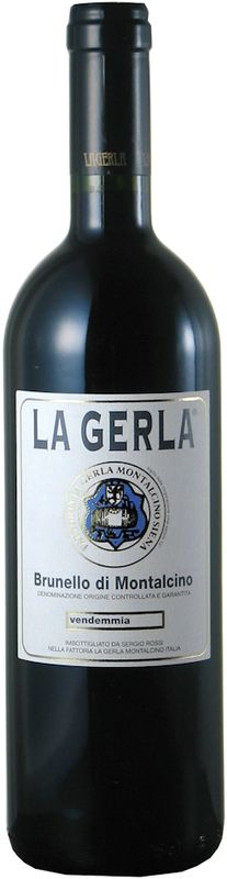 Bottle of Brunello di Montalcino from La Gerla