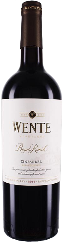 Bottiglia di Beyer Ranch Zinfandel di Wente Vineyards