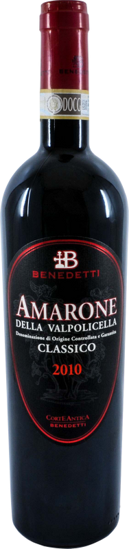 Bottiglia di Amarone Della Valpolicella DOCG Classico di Benedetti