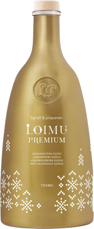 Bottiglia di Loimu Roter Premium Glühwein Alkoholfrei di Lignell & Piispanen