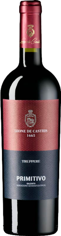Bottle of Primitivo Truppere IGT Salento from Leone de Castris