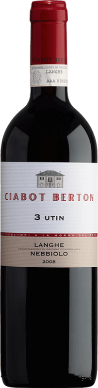 Bottle of Nebbiolo Langhe 3 Utin DOC from Oberto - Ciabot Berton