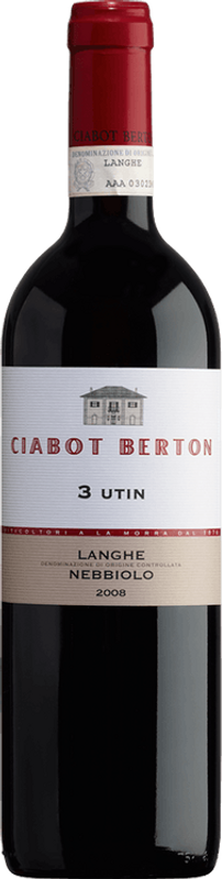 Flasche Nebbiolo Langhe 3 Utin DOC von Oberto - Ciabot Berton