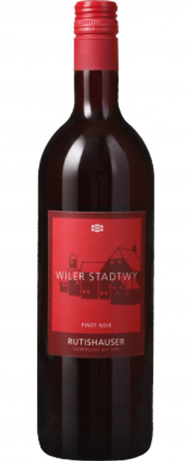 Image of Rutishauser Wil Stadtwy Pinot Noir AOC St. Gallen - 75cl - Ostschweiz, Schweiz bei Flaschenpost.ch