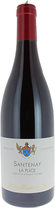 Bottiglia di Santenay AC La Plice di Arthur Barolet & Fils