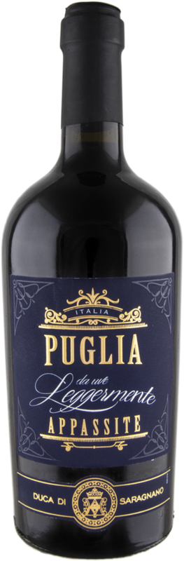 Bottle of Puglia Appassite I.G.T from Duca Di Saragnano