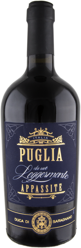 Bouteille de Puglia Appassite I.G.T de Duca Di Saragnano