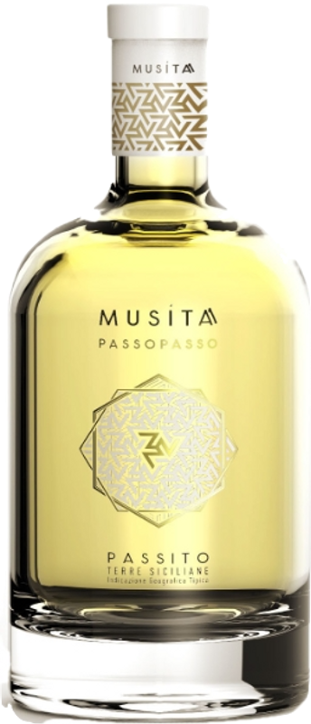 Bouteille de Passopasso Zibibbo Passito IGT de Musita