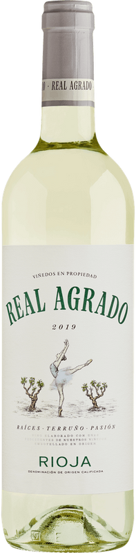 Bottle of Rioja DOCa Blanco Real Agrado from Viñedos de Alfaro