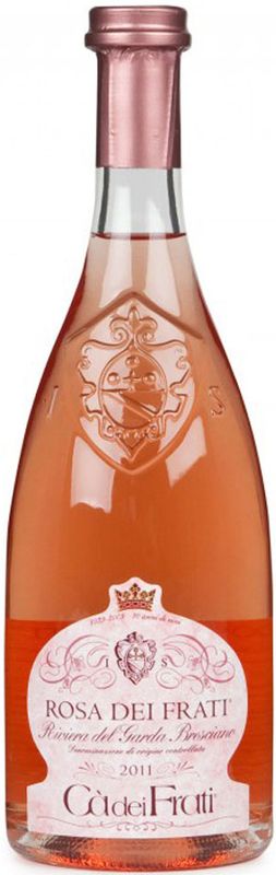 Bottiglia di Chiaretto Rosa dei Frati Riviera del Garda Bresciano DOC di Cà dei Frati