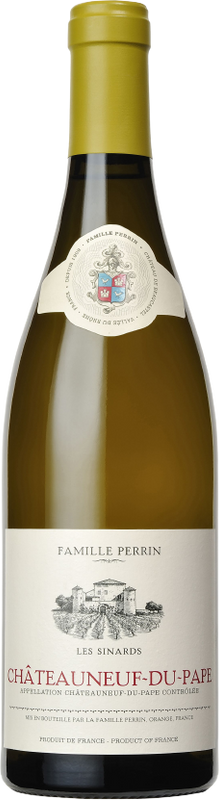 Bouteille de Les Sinards Blanc Châteauneuf-du-Pape AOC de Famille Perrin