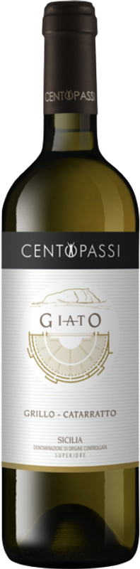 Flasche Giato Bianco Grillo-Catarratto Sicilia DOC Superiore von Centopassi