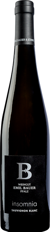 Bottiglia di Sauvignon Blanc fumé «insomnia» di Emil Bauer & Söhne