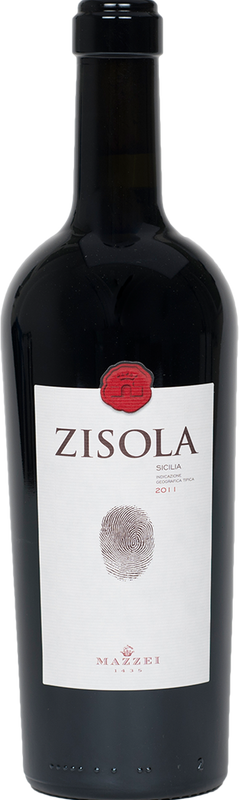 Flasche Zisola Rosso Sicilia IGT von Marchesi Mazzei
