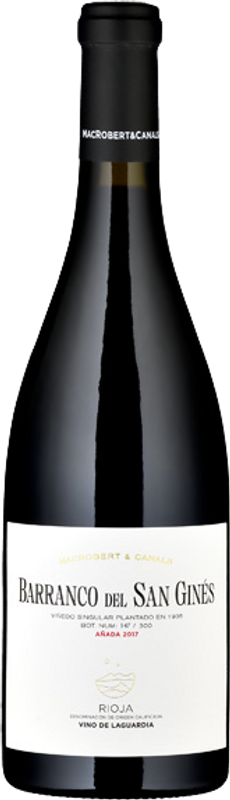 Bottle of Barranco del San Ginés from MacRobert & Canals S.L.