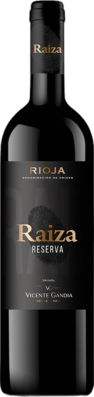 Bottle of Rioja Raiza Reserva from Viñedos de Aldeanueva