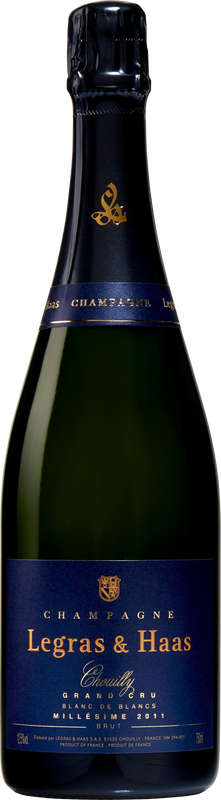 Bouteille de Champagne Grand Cru Blanc de Blancs Millesime de Legras
