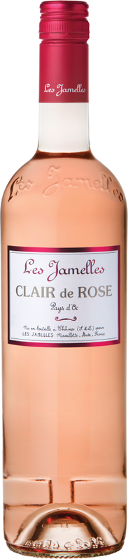 Bottiglia di Clair de Rose Pays d'Oc IGP di Les Jamelles