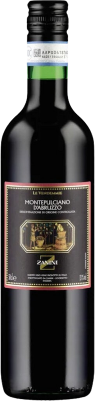 Bottle of Montepulciano d'Abruzzo DOC Zanini from Zanini