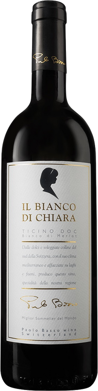 Bottle of Il Bianco di Chiara Bianco di Merlot Ticino DOC from Paolo Basso