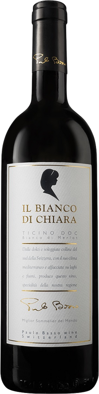 Bouteille de Il Bianco di Chiara Bianco di Merlot Ticino DOC de Paolo Basso