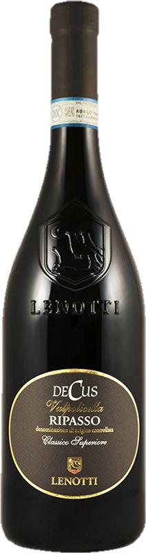 Bottle of Decus Ripasso Valpolicella Classico Superiore DOC from Cantine Lenotti