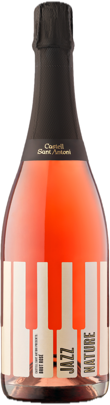Bottle of Jazz Nature Brut Rosé from Castell Sant Antoni