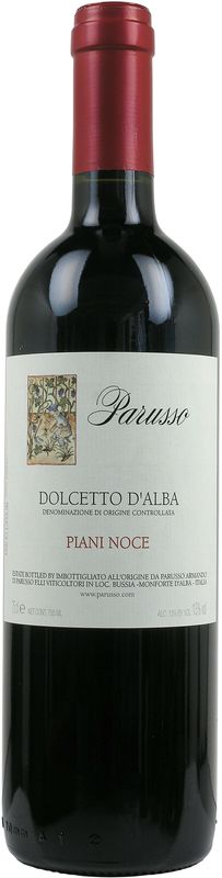 Flasche Dolcetto d'Alba DOC Piani Noce von Parusso