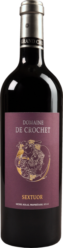 Bouteille de Domaine de Crochet Sextuor Etikette Hans Erni de Charles Rolaz / Hammel SA