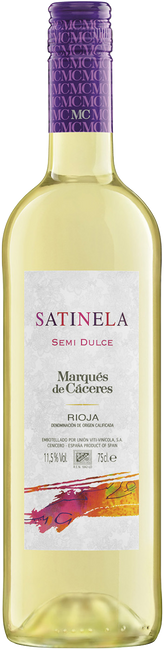 Image of Marqués de Cáceres Rioja DOCa Blanco Satinela Semi-Dulce - 75cl - Oberer Ebro, Spanien bei Flaschenpost.ch