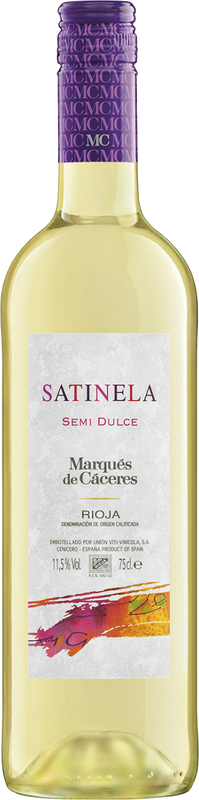 Bottle of Rioja DOCa Blanco Satinela Semi-Dulce from Marqués de Cáceres