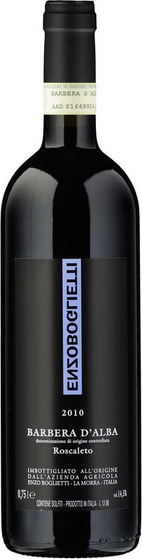 Bouteille de Barbera d'Alba Roscaleto DOC de Boglietti Enzo