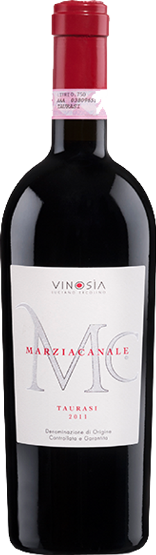 Bottle of Marziacanale Taurasi DOCG from Vinosia