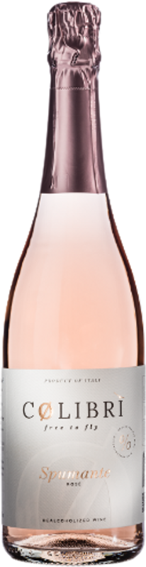 Flasche Colibrì Spumante rosé alkoholfrei von Colibrì