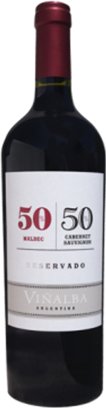 Bouteille de Viñalba 50/50 Malbec Cabernet Sauvignon de Viñalba