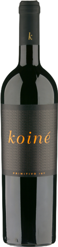 Bottle of Koiné Primitivo Puglia IGT from Botter