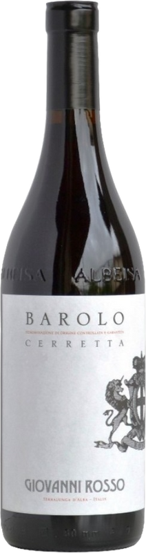 Bottle of Barolo DOCG Cerretta from Giovanni Rosso