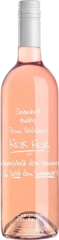 Bouteille de Rosé Rosé de Christoph Edelbauer