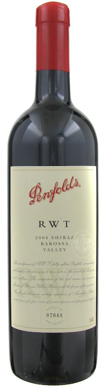 Bottle of RWT Shiraz Barossa Valley from Penfolds