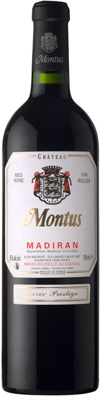 Bottle of Montus AOC Cuvee Prestige from Alain Brumont