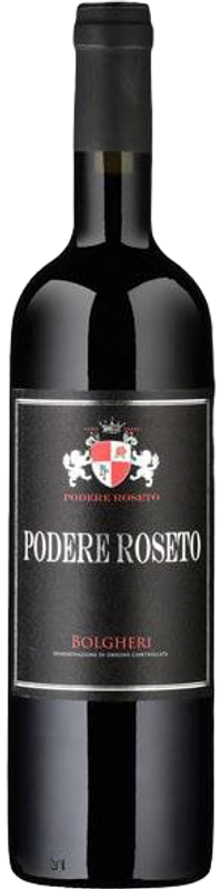 Bottle of Bolgheri Merlot DOC from Podere Roseto