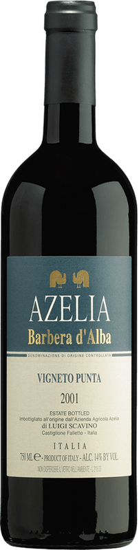 Bottle of Barbera d'Alba Vigneto Punta DOC from Azelia - Luigi Scavino