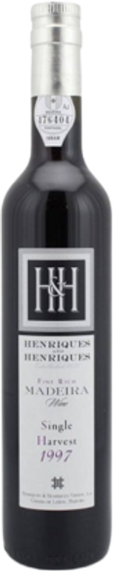Flasche Fine Rich Single Harvest von Henriques & Henriques