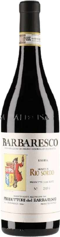 Bouteille de Barbaresco DOCG Riserva Rio Sordo de Produttori del Barbaresco