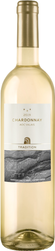 Bottle of Chardonnay AOC du Valais from Jacques Germanier