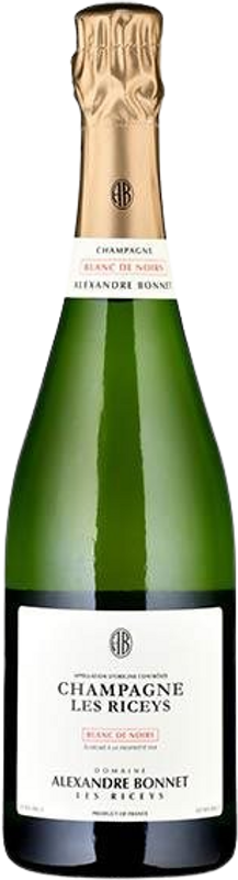 Bottiglia di Champagne Extra-Brut Blanc de Noirs AOC di Alexandre Bonnet