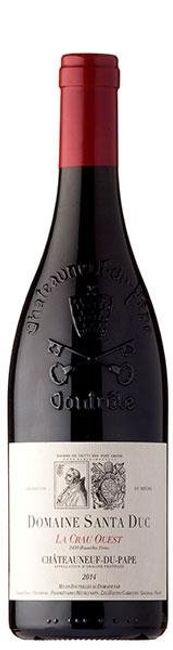 Image of Domaine Santa Duc Châteauneuf du Pape AOC La Crau Ouest Single Vineyard Cuvée - 75cl - Côtes du Rhône, Frankreich bei Flaschenpost.ch