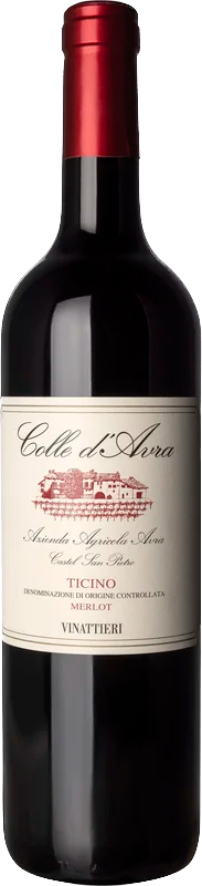 Bottle of Colle D'Avra Merlot Ticino DOC from Vinattieri