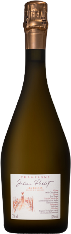 Bottiglia di Champagne Brut Nature BdB Les Reines di Julien Prélat
